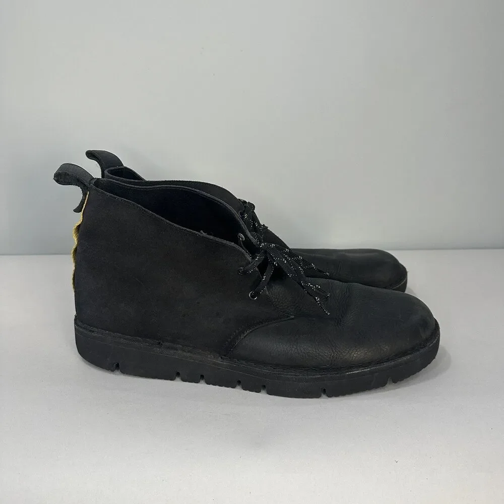 Clarks Original Desert Chukka Boot Size 13 Vintage Leather Vibram Canvas